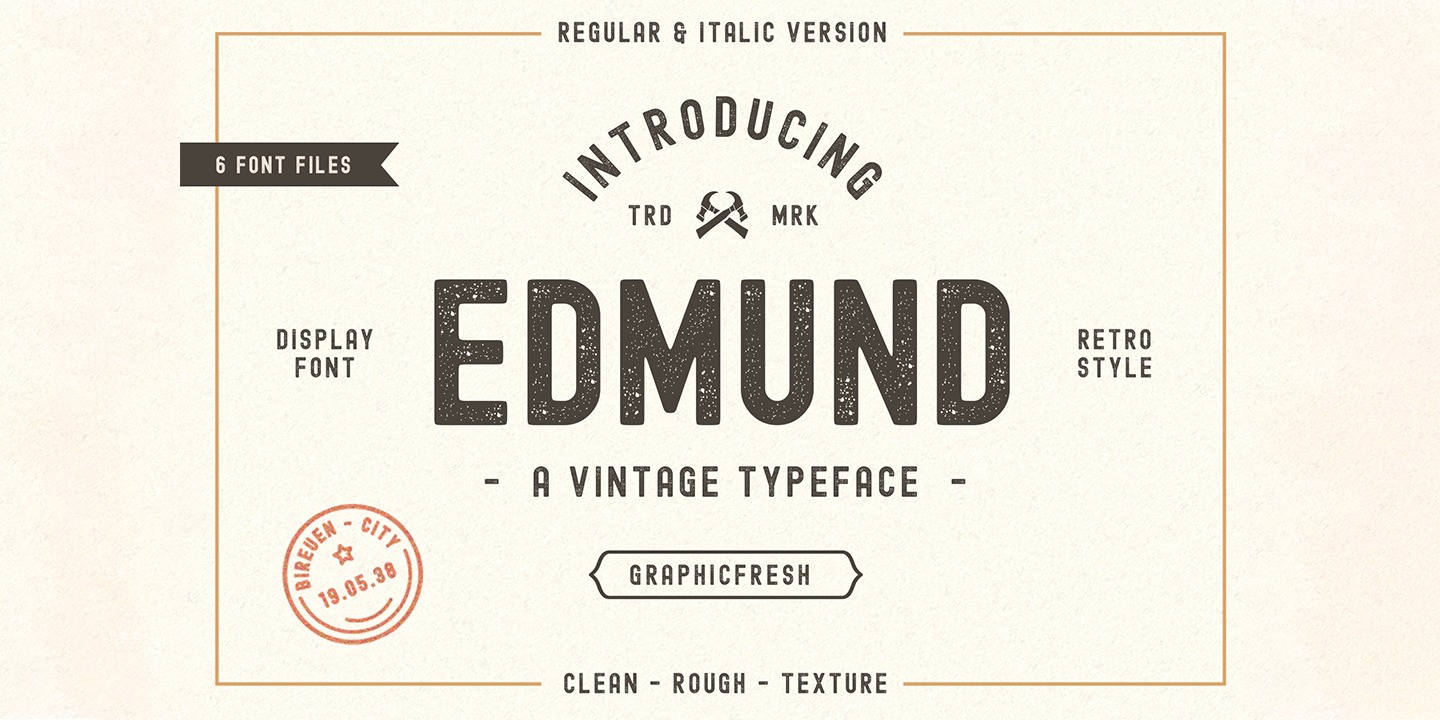Example font Edmund #1